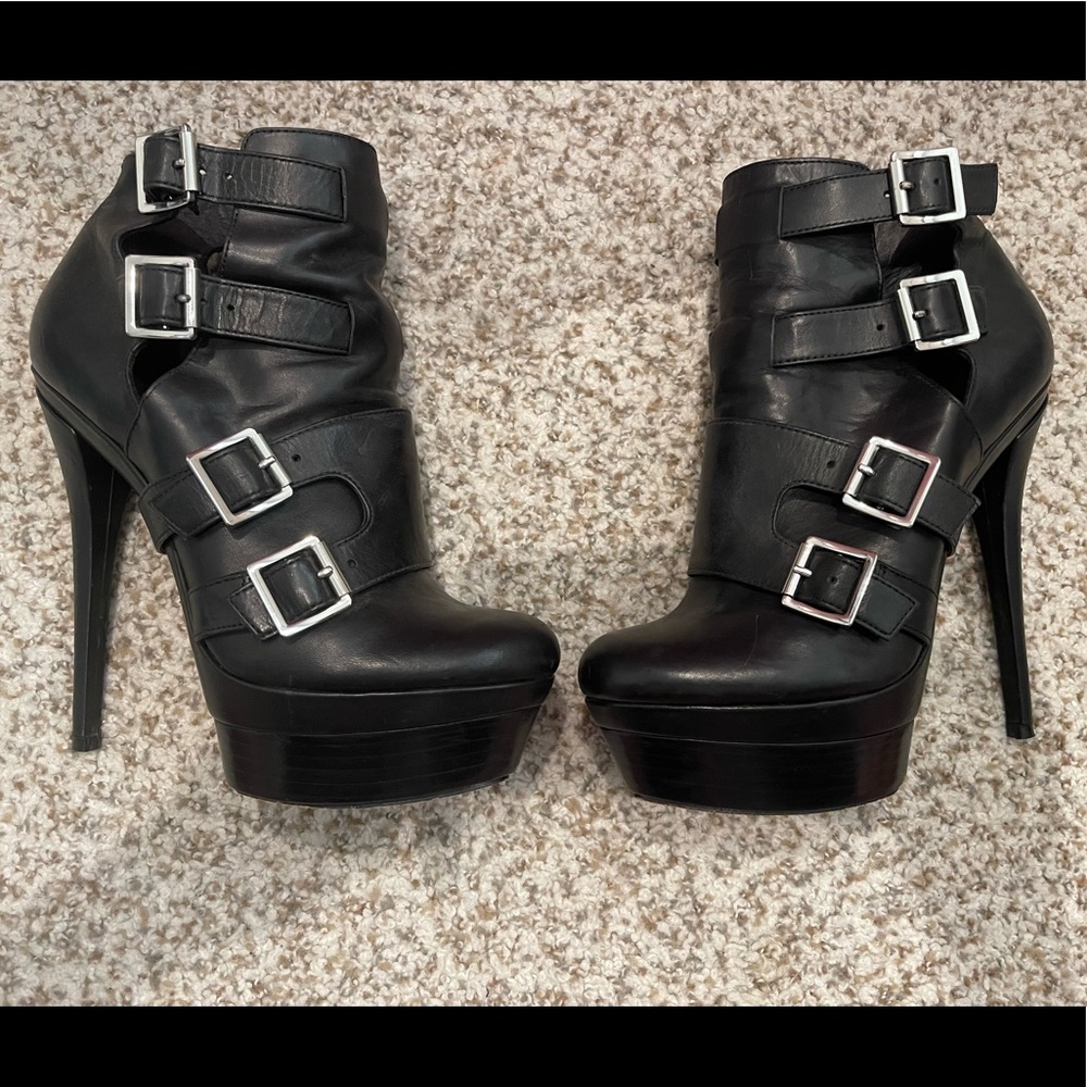 Rachael Zoe Danielle Buckle Platform Bootie. 8.5. Worn once.